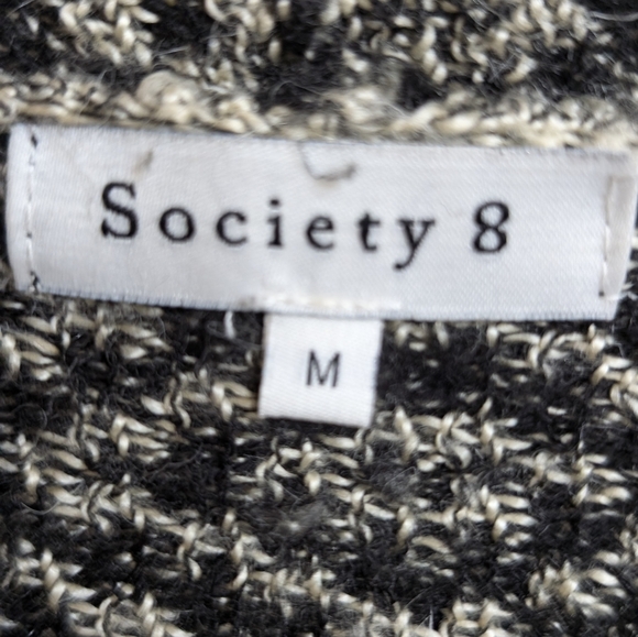 Womens Lightweight Tribal LongSleeve OpenFront Drape Cardigan Loose Casual M - Picture 5 of 15